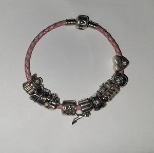 Pandora retired sterling silver charm bundle